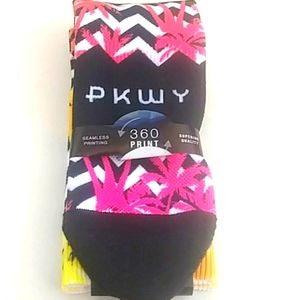 Dwyane Wade Miami Nights Palms Crew Socks Size L